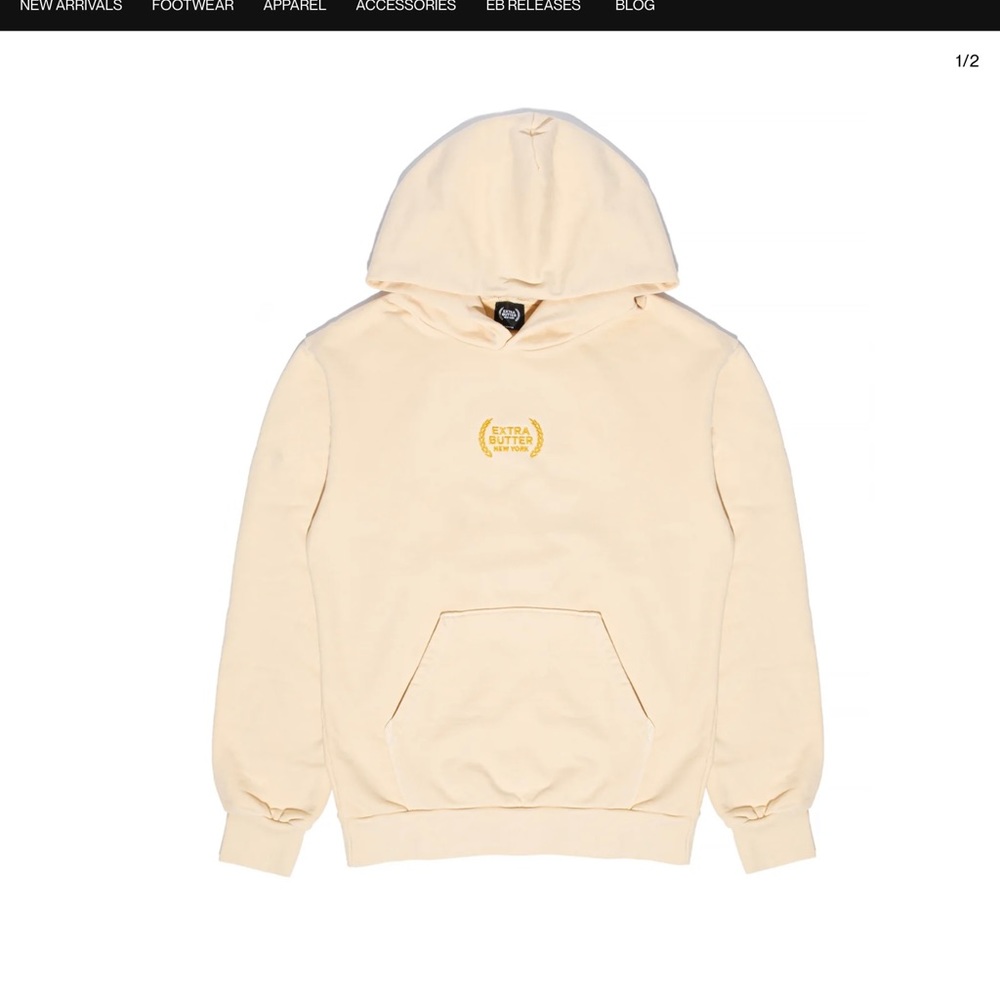 Extra Butter Embroidered Corn Hoodie Sweatshirt